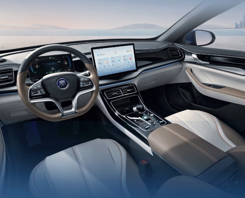 2023 BYD Qin Plus DM-i Campeão PHEV Sedan Made em híbrido 55KM/120KM 4 portas 5 lugares