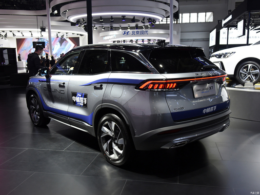 124KW Total Potência do Motor Baic Beijing X7 PHEV Plug em SUV híbrido Carro com Direção Esquerda