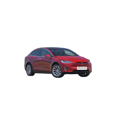 575 km de alcance de cruzeiro elétrico puro Tesla Model X Carro elétrico de alta velocidade em branco