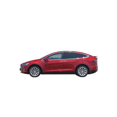 575 km de alcance de cruzeiro elétrico puro Tesla Model X Carro elétrico de alta velocidade em branco