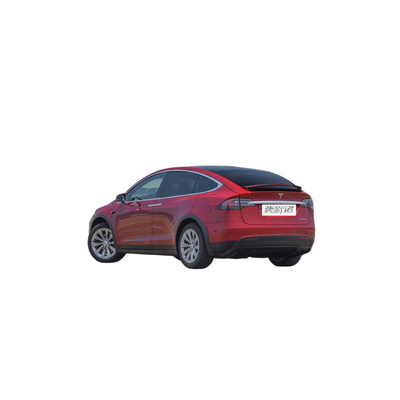 575 km de alcance de cruzeiro elétrico puro Tesla Model X Carro elétrico de alta velocidade em branco