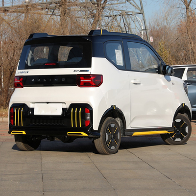 Mini Carros Elétricos Econômicos Wuling Hongguang Mini EV Farol LED 200km 300km
