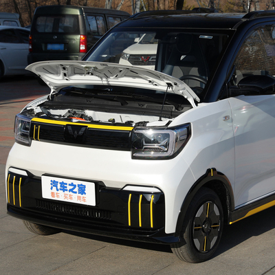 Mini Carros Elétricos Econômicos Wuling Hongguang Mini EV Farol LED 200km 300km