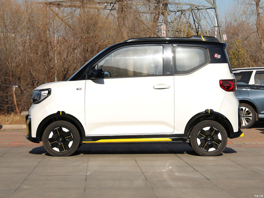 Mini Carros Elétricos Econômicos Wuling Hongguang Mini EV Farol LED 200km 300km