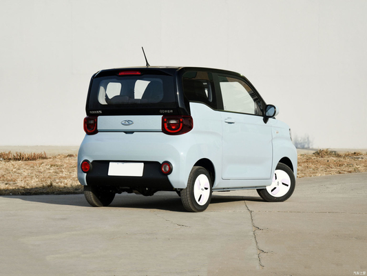 Chery QQ Ice Cream EV Mini Carro Elétrico 3 Portas 4 Assentos Velocidade máxima 100 KM/h para adulto