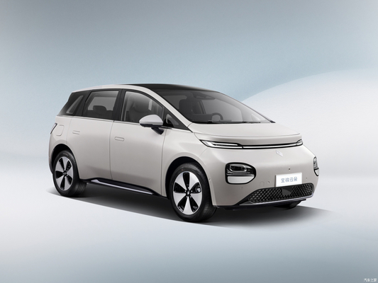 Velocidade esquerda Mini Ev Hatchback Wuling Baojun Cloud Yunduo Carro elétrico puro Quatro portas Cinco lugares