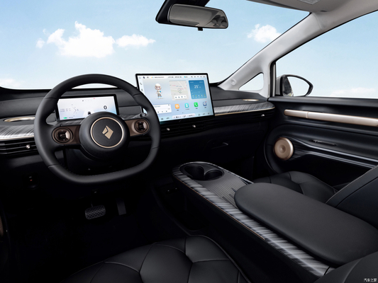 Velocidade esquerda Mini Ev Hatchback Wuling Baojun Cloud Yunduo Carro elétrico puro Quatro portas Cinco lugares