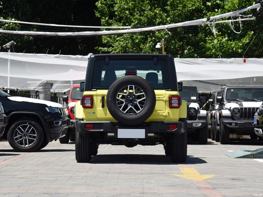 2022 Jeep Wrangler 4-Door 2.0T 4XE Sahara Plug-in Hybrid Fluorescente Amarelo Edição Limitada