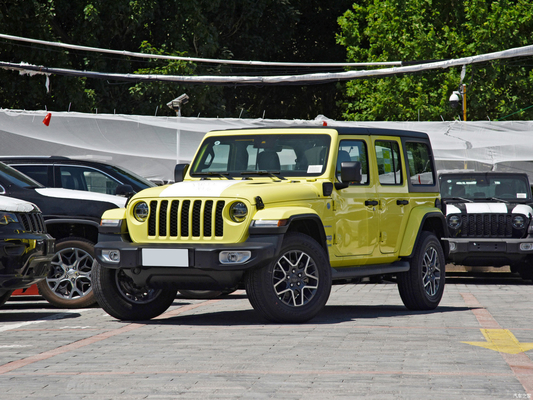 2022 Jeep Wrangler 4-Door 2.0T 4XE Sahara Plug-in Hybrid Fluorescente Amarelo Edição Limitada