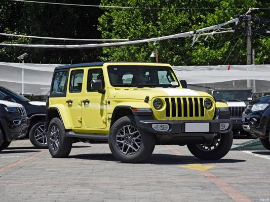 2022 Jeep Wrangler 4-Door 2.0T 4XE Sahara Plug-in Hybrid Fluorescente Amarelo Edição Limitada