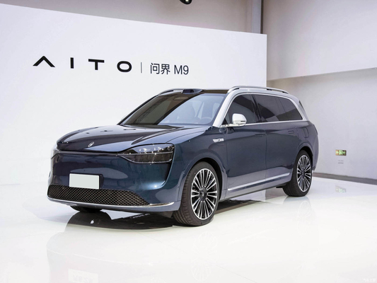 Dirigir à esquerda AITO M9 2023 Modelo 630km Pure Electric Range SUV de 5 portas e 6 lugares