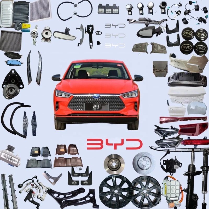 Byd E3 Acessórios de automóveis 2019- Kit de carroceria de faróis, pára-choques, absorvedores de choque, peças sobressalentes de portas