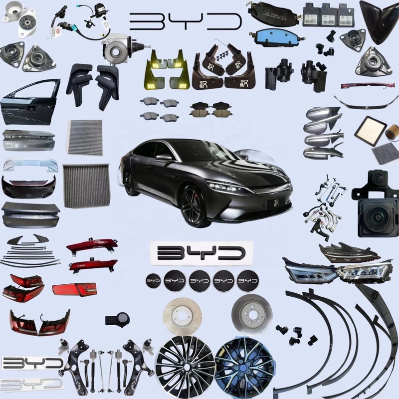 Byd Han Acessórios de automóveis Bateria Spoiler Faróis Kit de carroceria Para-choques Porta Peças sobressalentes
