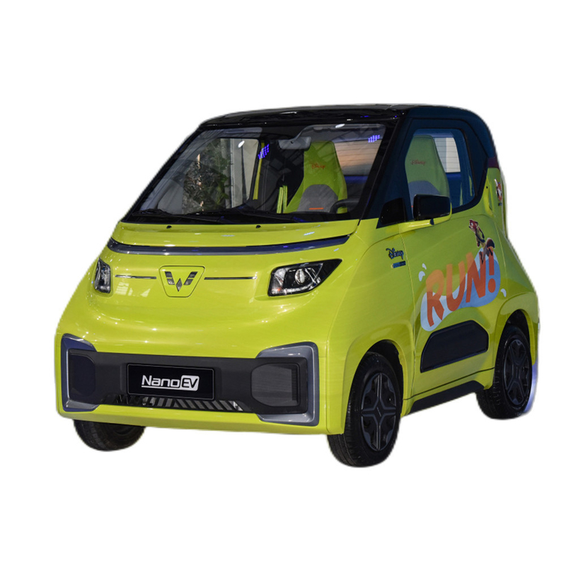 Wuling Nano Nick Ev 2 lugares 4 rodas Carro Elétrico Adulto 305km alcance Carregamento rápido 4.5H/13.5H