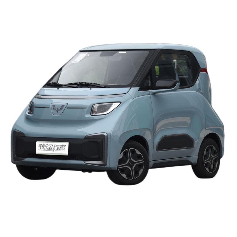 305km Pure Electric Wuling Nano Ev 2 lugares 4 rodas Mini E Auto Carro Elétrico para Adultos