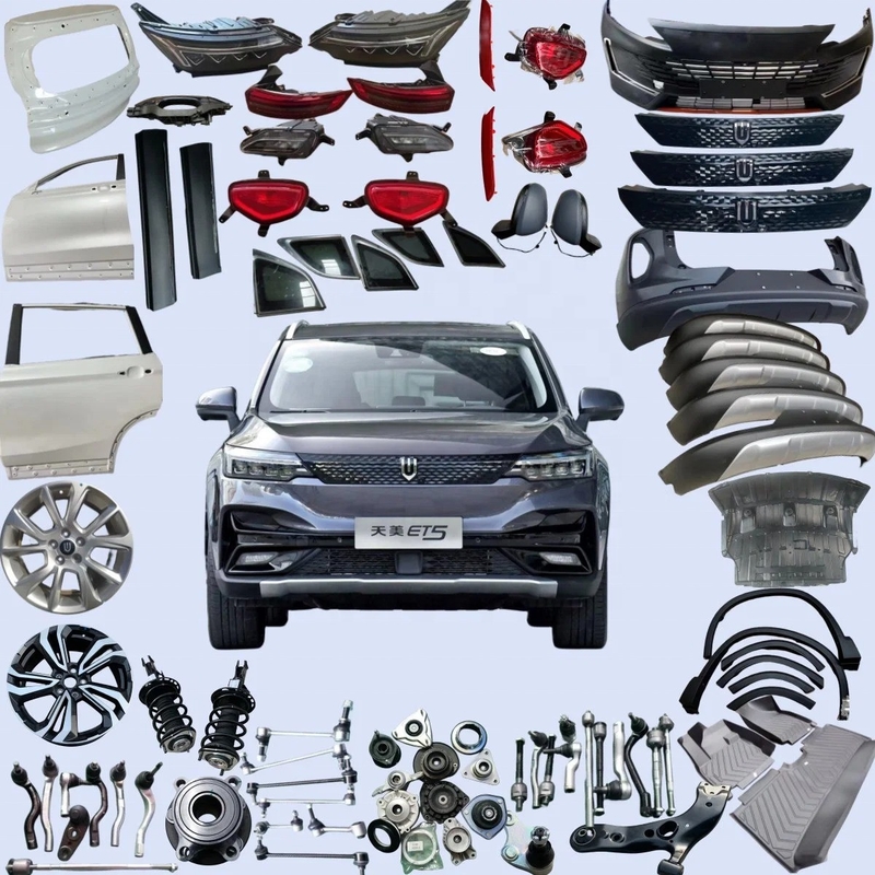 100% Skyworth Et5/EV6 Original Acessórios Automóveis Ecrã Filtro de Ar Kit do Corpo Para-choques Absorvedor de Choque Farol Porta Peças sobressalentes de carro