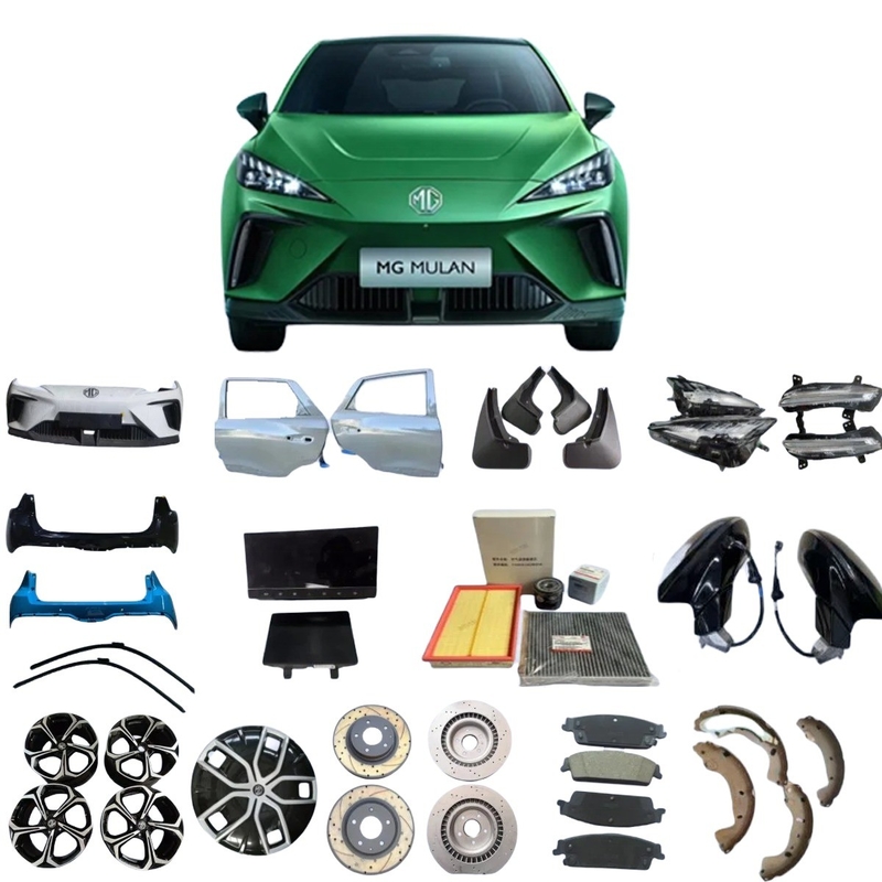 MG4 EV Mulan Peças sobressalentes para carros Farol dianteiro do pára-choque almofadas de travagem Kit de corpo absorvedor de choque