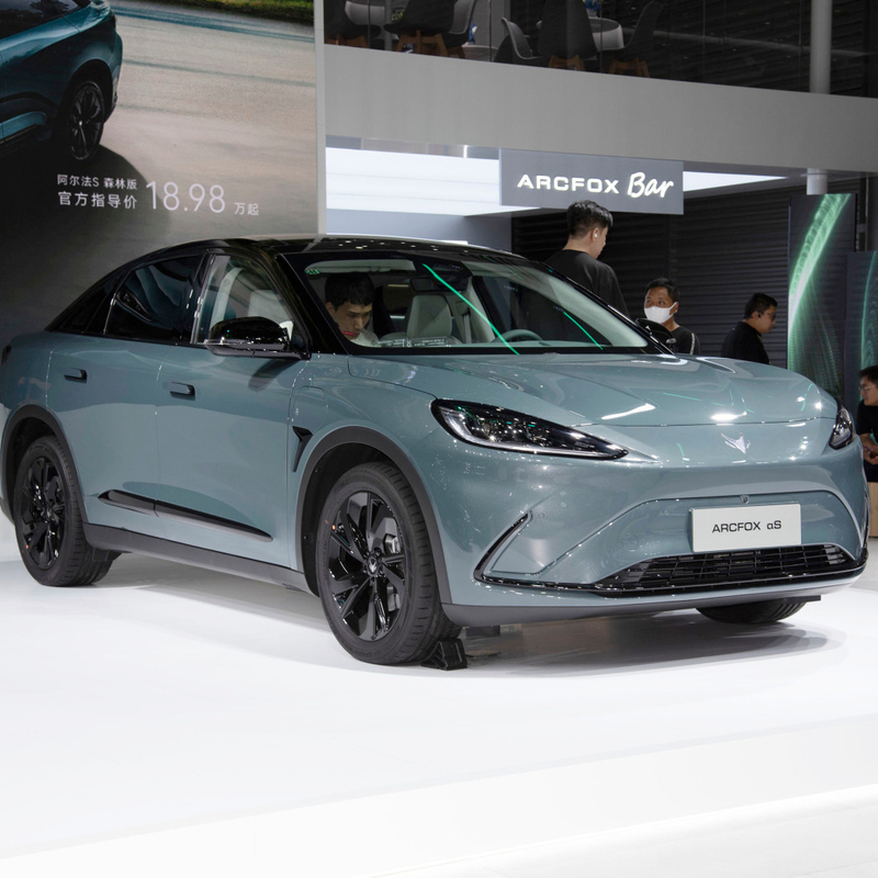 Energia Baic Arcfox Alpha S 735E 160KW EV Carro de alta velocidade Grande espaço Direção esquerda Distância longa